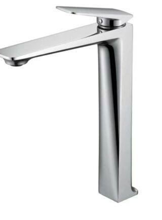 Grifo para Lavamanos De caña alta de base cuadrada, metalico - Aurum Touch (Ref. BSA4432-S) - Super Ceramic Colombia