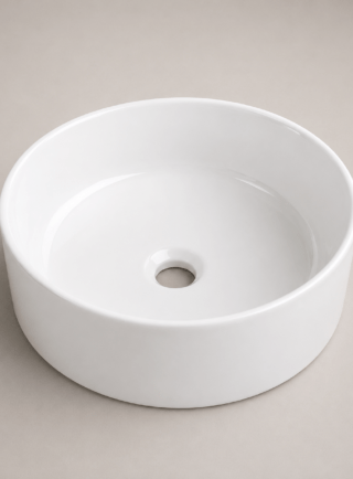 Lavamanos Blanco brillante, de sobreponer - Nube de Cerámica - Super Ceramic Colombia