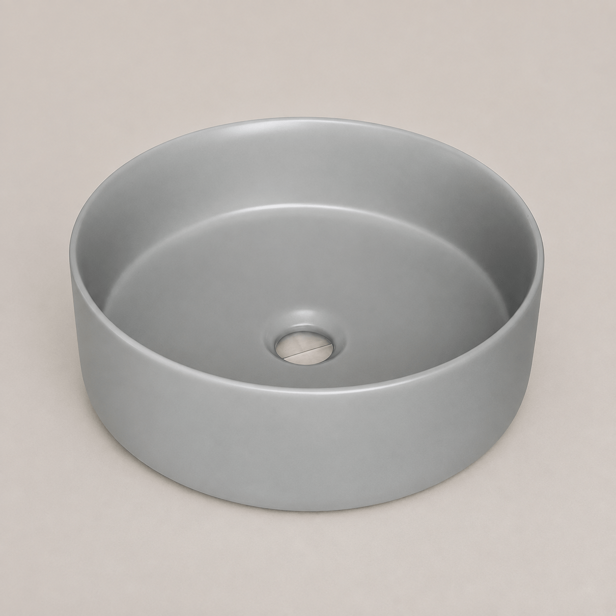Lavamanos Gris brillante, de sobreponer - Nube de Cerámica - Super Ceramic Colombia