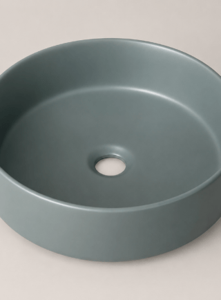 Lavamanos Gris mate, de sobreponer - Aurora - Super Ceramic Colombia