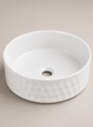 Lavamanos Blanco brillante, de sobreponer - Crystal Basin - Super Ceramic Colombia