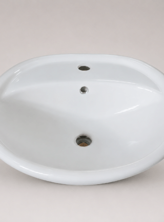 Lavamanos De empotrar en pared, blanco brillante - Perla Blanca (Ref. BSB2737) - Super Ceramic Colombia