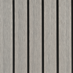 Panel WPC para pared exterior, con aristas - Bruma de Roble (Ref. GR3036) - Super Ceramic Colombia