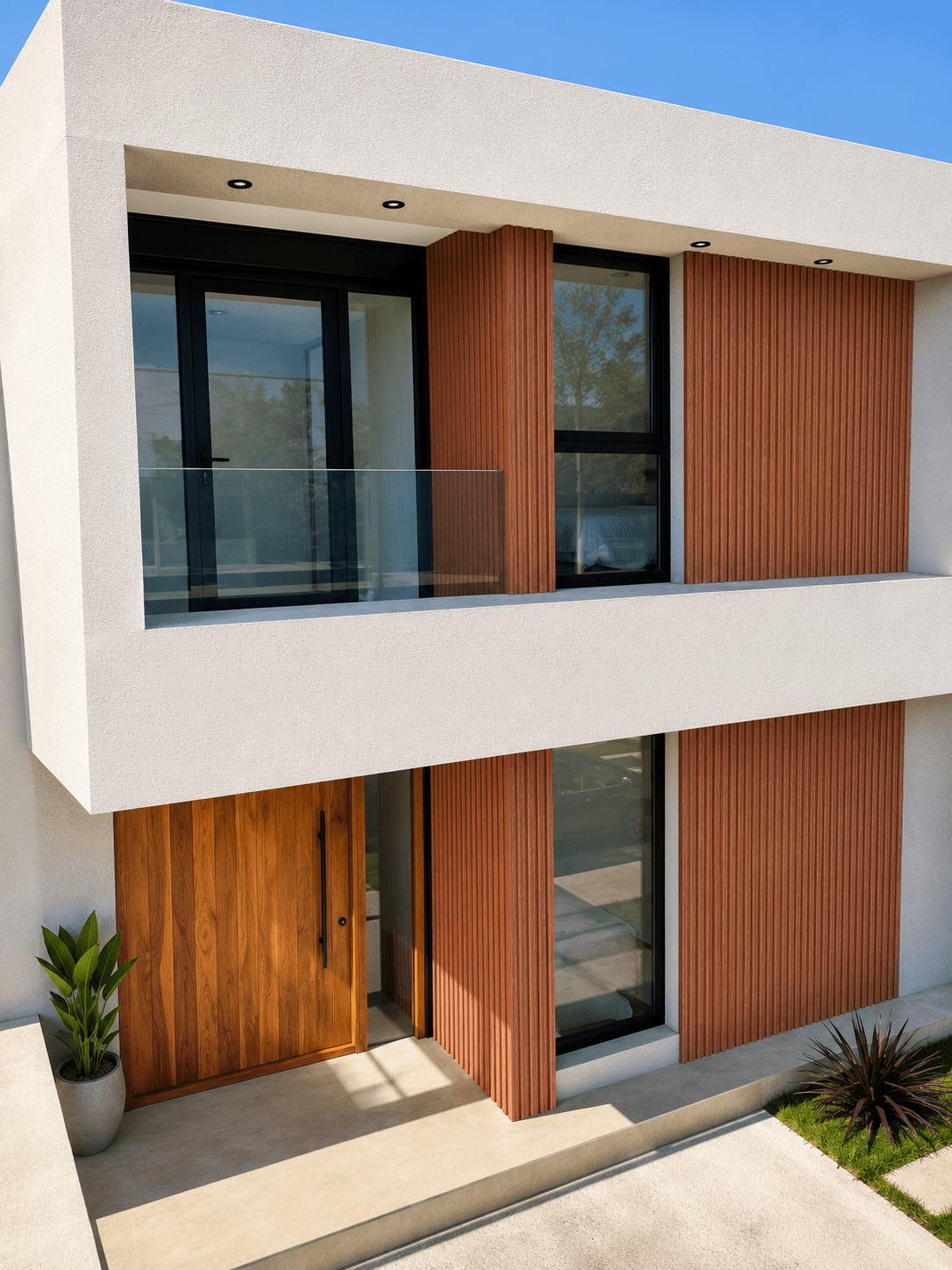 Panel WPC para pared exterior, con aristas – Bruma de Roble (Ref. GR3058) – Super Ceramic Colombia Panel WPC para pared exterior, con aristas - Bruma de Roble (Ref. GR3058) - Super Ceramic Colombia