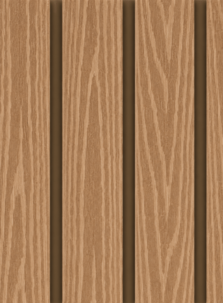 Panel WPC para pared exterior, con aristas - Madera Encantada (Ref. GR3057) - Super Ceramic Colombia