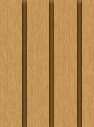 Panel WPC para pared exterior, con aristas - Textura Real (Ref. GR3081) - Super Ceramic Colombia