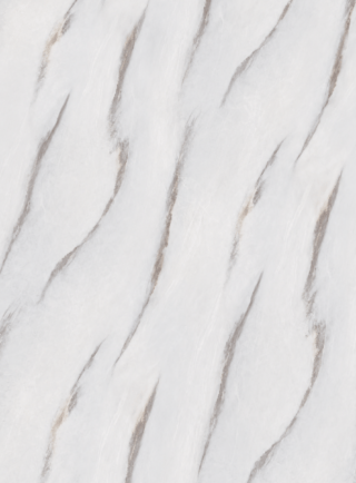 Lámina UV Blanca con vetas grises tipo mármol y - Nube Marmórea - Super Ceramic Colombia