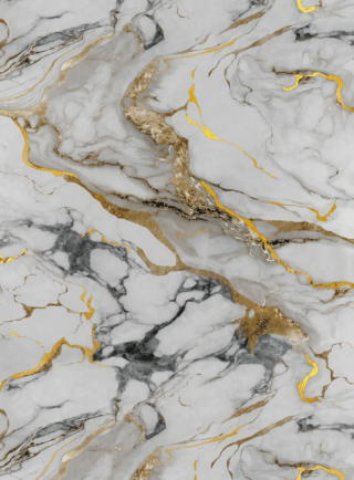 Lámina UV Blanco con vetas grises y cafes tipo roca - Nube Marmórea - Super Ceramic Colombia
