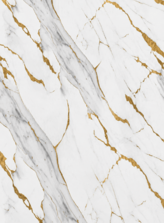 Lámina UV Blanca con vetas grises y amarillas tipo - Aurora Marmórea (Ref. UV2512) - Super Ceramic Colombia